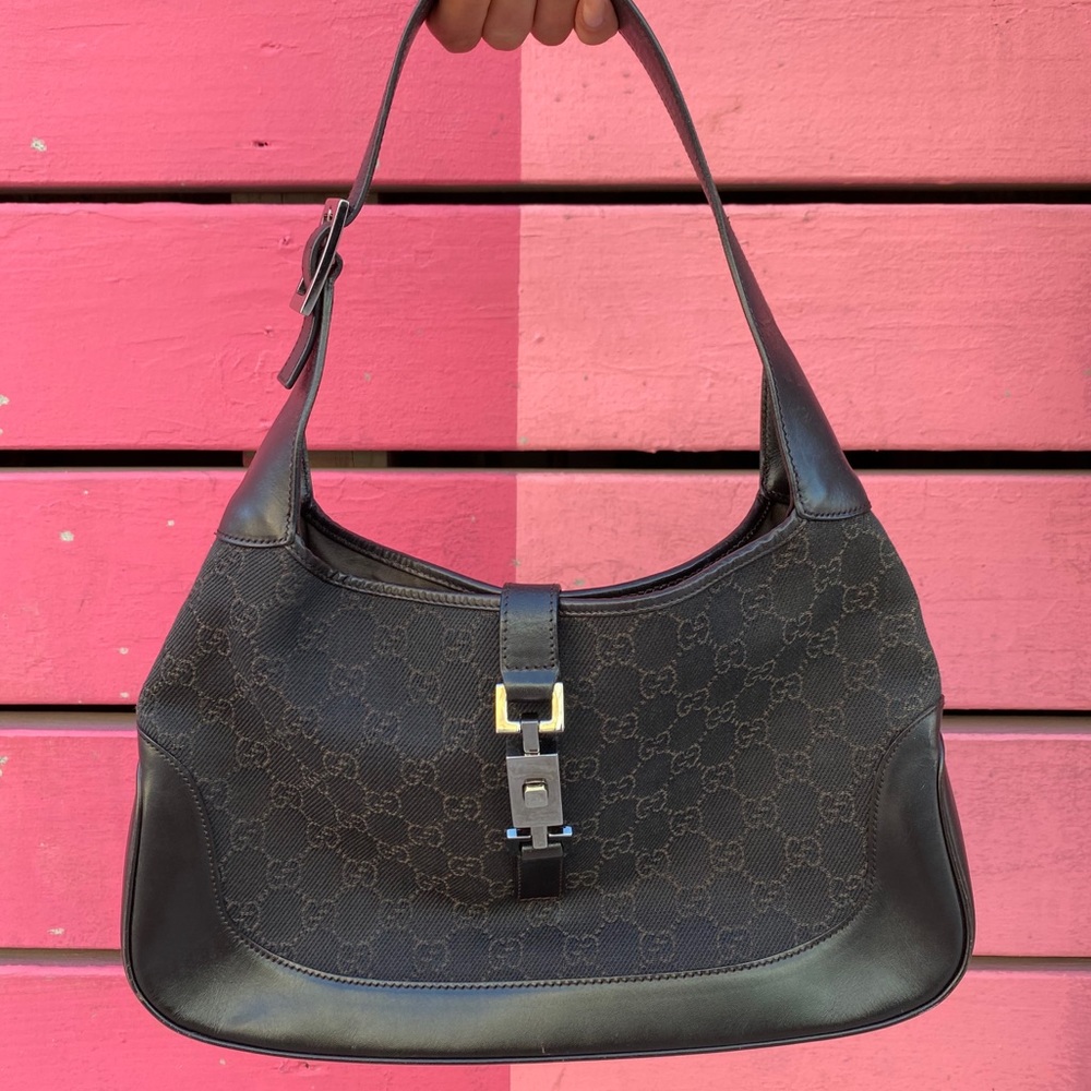 Vintage brown Gucci Jackie hobo bag - Picture 1 of 7